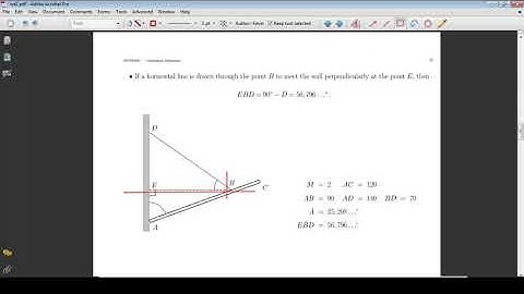 Rigid Body Mechanics (Worked Example 1)