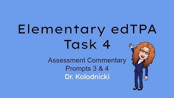 edTPA Elementary Math Task 4 Prompts 3 & 4