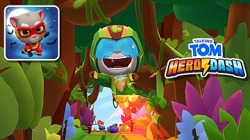 Talking Tom Hero Dash - Score Madness - Planet Power Tom Gets Through 18 Gaps