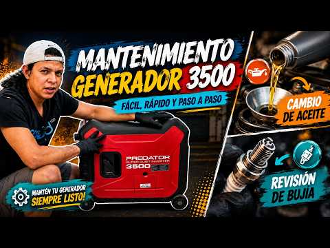 COMPLETE Predator 3500 Maintenance | Oil and Spark Plug Change