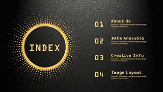 GLODEN CREATIVE ANNUAL REPORT POWERPOINT TEMPLATE