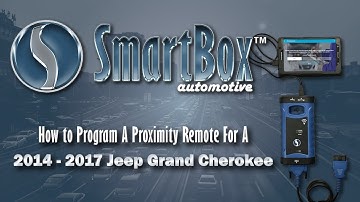 How to Program a Proximity Key to a 2014 - 2017 Jeep Grand Cherokee