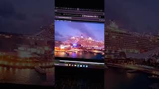 msc seashore departing in Nassau with cruise horn part 9