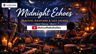 Midnight Echoes  Peaceful Amapiano U0026 Jazz Lounge deep Focusrest
