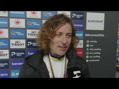 Marlen Reusser - Interview at the finish -  ITT World Championships Montréal 2026