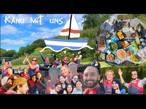 canoeing with classmates 🛶