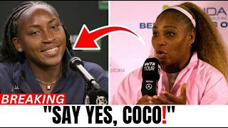 BREAKING Serena Williams Just Publicly Asked Coco Gauff To Be Her Doubles Partner