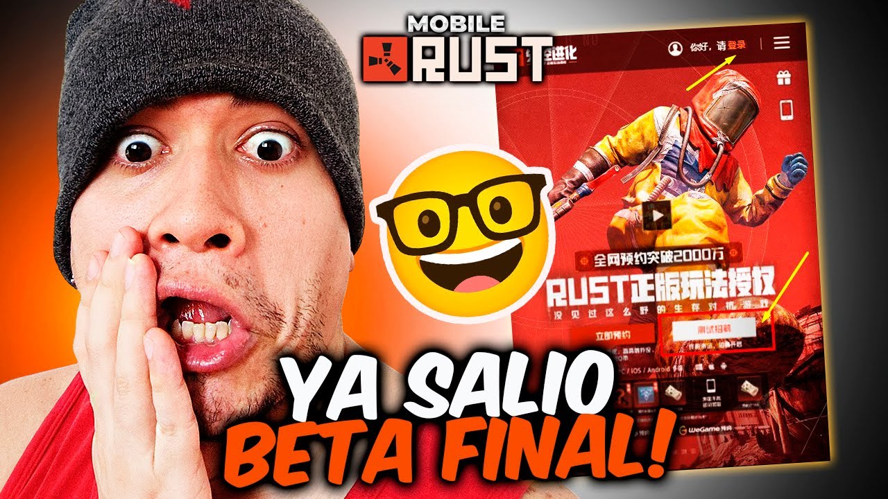 Cómo JUGAR RUST MOBILE en la BETA CHINA 2026🟠 - YouTube