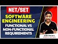 UGC NET Software Engineering | Functional vs Non Functional Requirements | Aditi Mam