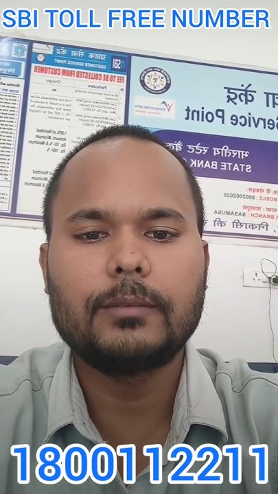 Sbi toll free number Sbi customer care number sbi bank YouTube