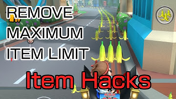 Item Hacks: Remove Maximum Item Limit