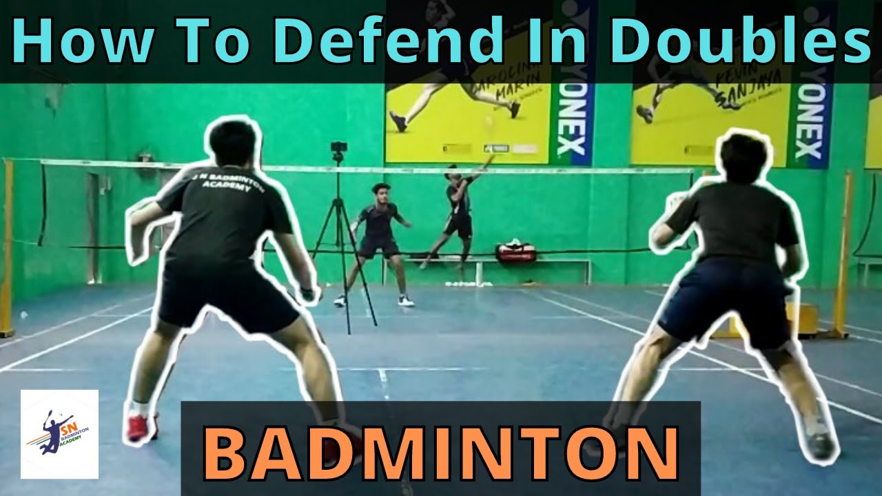 How To Defend Smash In Doubles Badminton Doubles Defense Technique