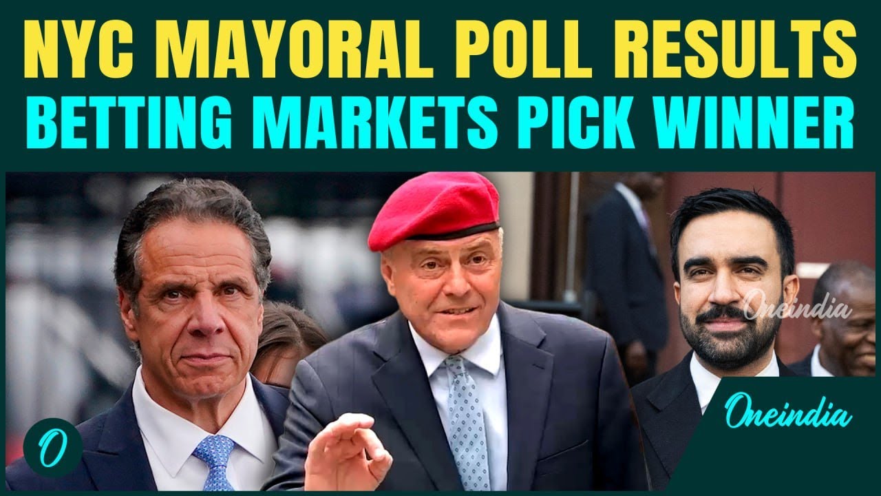 NYC Mayoral Poll Results | Mamdani set for BIG WIN? Betting Markets put 90%  Odds for Trump’s Enemy