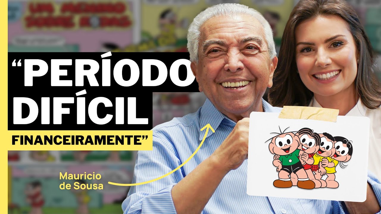 A História de Maurício de Sousa: Empreendedorismo, Infância e a Criação da Maçã da Turma da Mônica