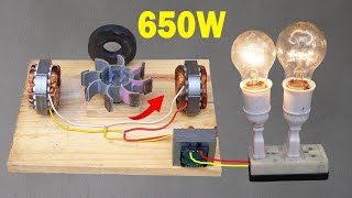 How To Make A Perpetual Generator From Recycled Materials