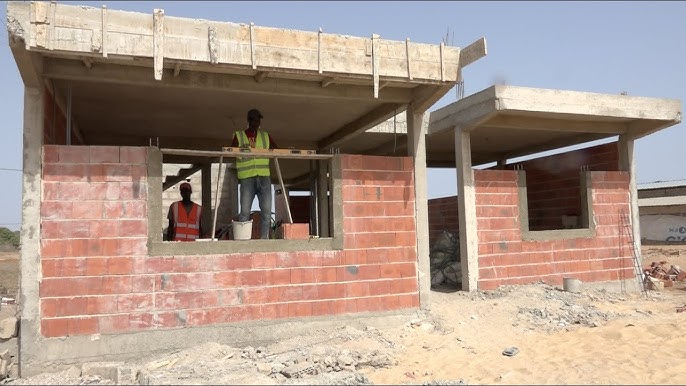 Technique de construction en briques de terre stabilisées 