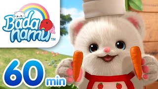 🍳Cooking in the Kitchen   More Badanamu Songs Compilation | Nursery Rhymes & Kids Songs