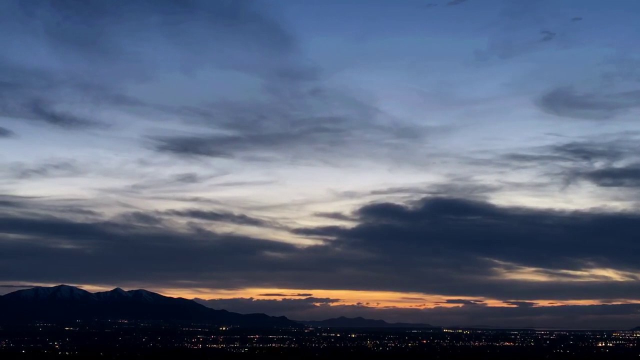 Salt Lake Valley time lapse