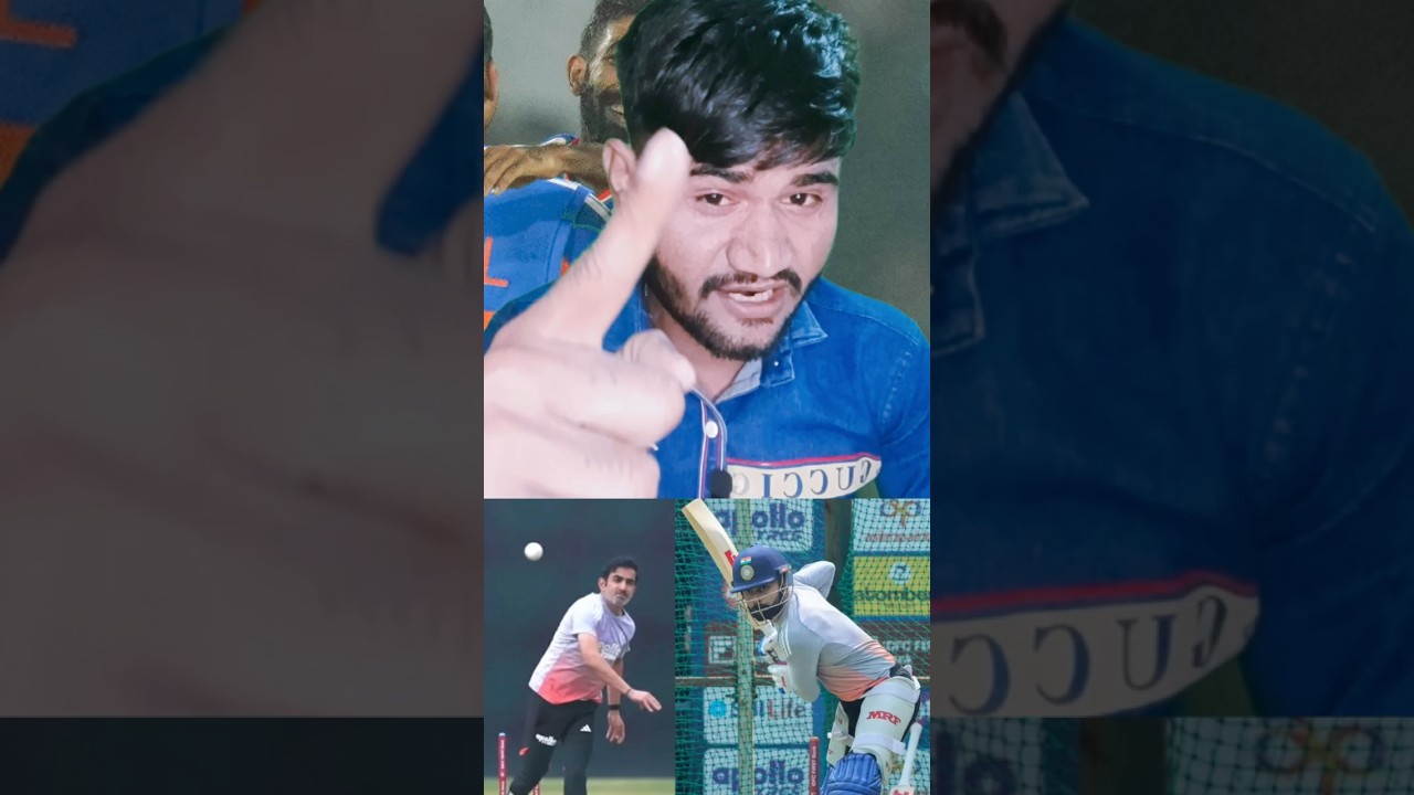 Virat Kohli ko net mein bowling dalte Gautam Gambhir
