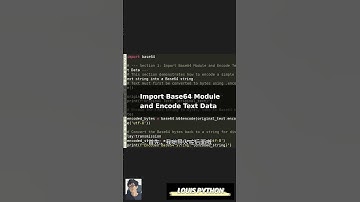 🚀 Python Base64 for AI! Handle ANY Data with Generative AI 🤖 #Base64 @PyLouis