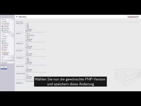 Confixx: PHP Version ändern