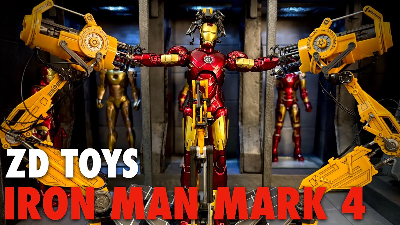 ZDTOYS スーツアップガントリー　アイアンマンマーク４ 新品即購入OK！ アイアンマン マーク4 with スーツアップ・ガントリー 1/10 スケール