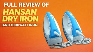 Hansan Dry Iron: Cheap Price, But Does It Deliver?