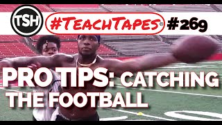 Pro tips on catching a football - #TeachTapes (269) screenshot 4