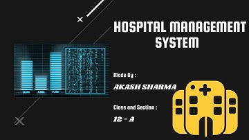 Hospital Management System | Best Computer Science class 12 project #class12 #cs project