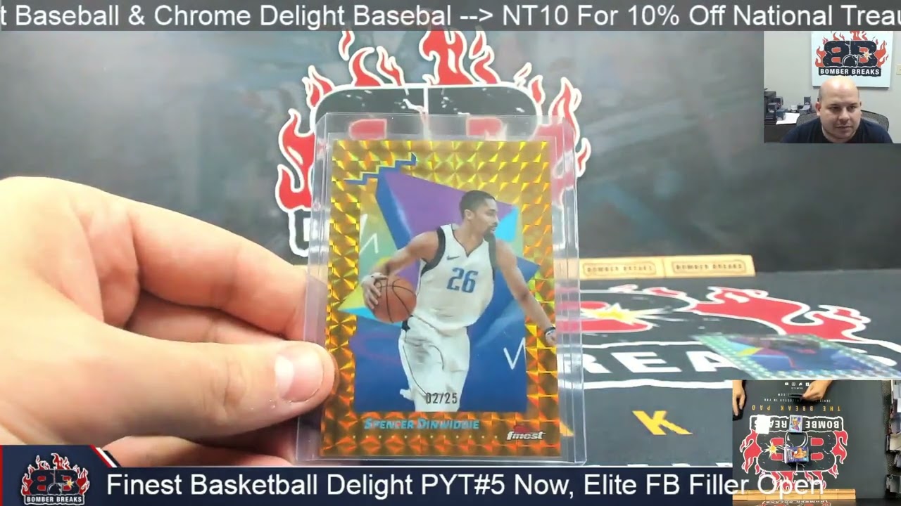 2024 25 Topps Finest Basketball Delight Pick Your Team #5 Case Break 8 17 25