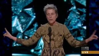 Frances McDormand wins the Oscar for Lead Actress 2018 [HD] by Andrei Toth 681,657 views 6 years ago 3 minutes