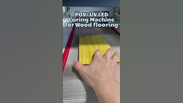 ♻️ 0 VOC · Instant Curing · A New Era for Wood Flooring Finishing! #uvled #machine #uvengineer