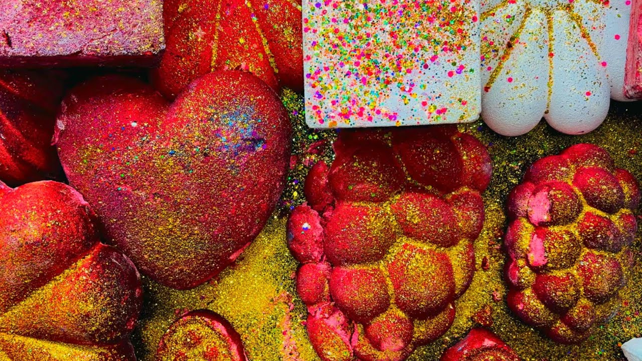 Gym Chalk Bombs Crush Asmr Gym Chalk@softnessasmr 