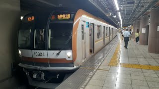 東京メトロ10000系10124F  新桜台駅発車