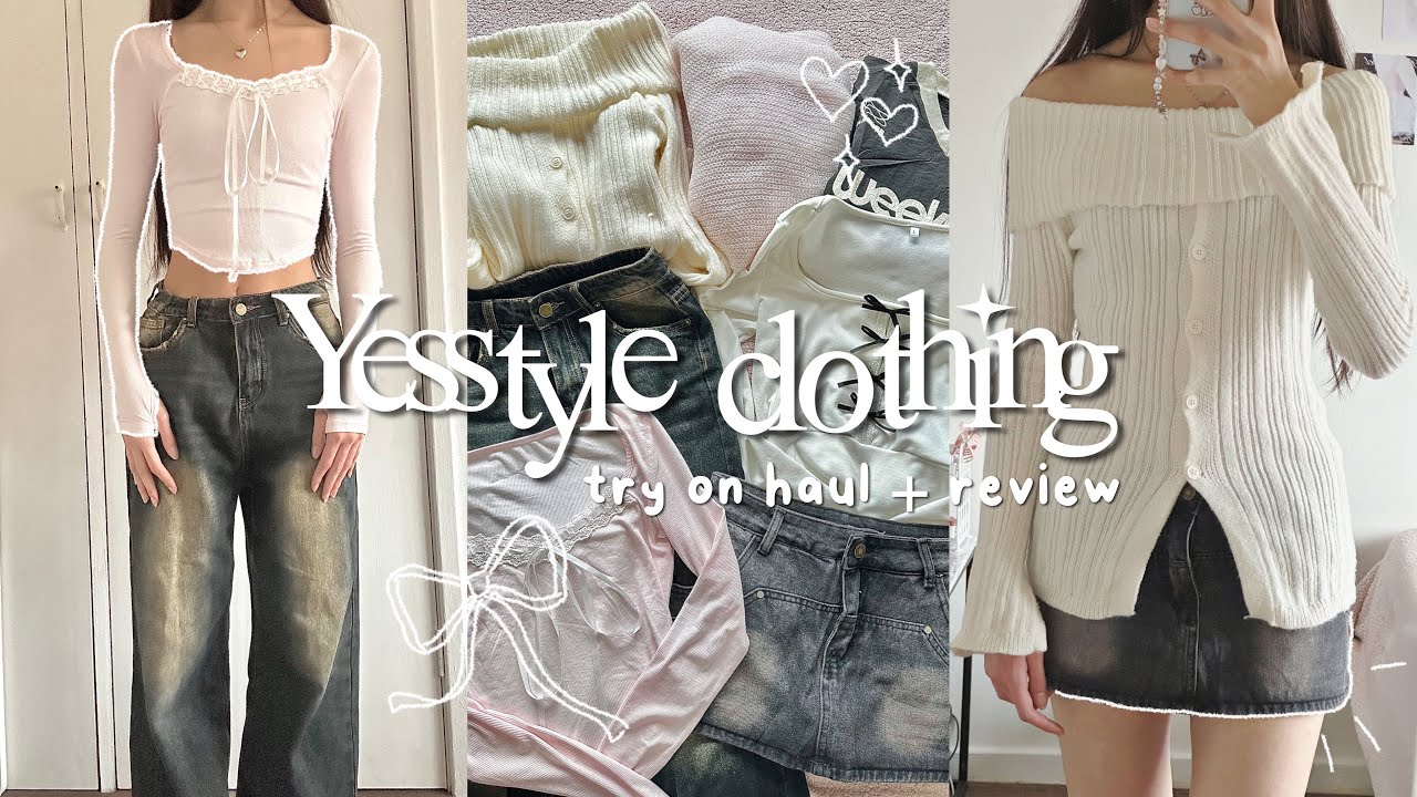 YESSTYLE clothing haul 🎀 | try on + honest thoughts
