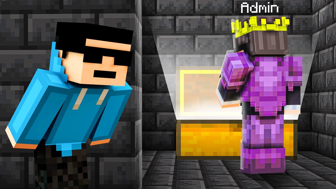 How I Stole Secret Weapon in this Public Minecraft Server