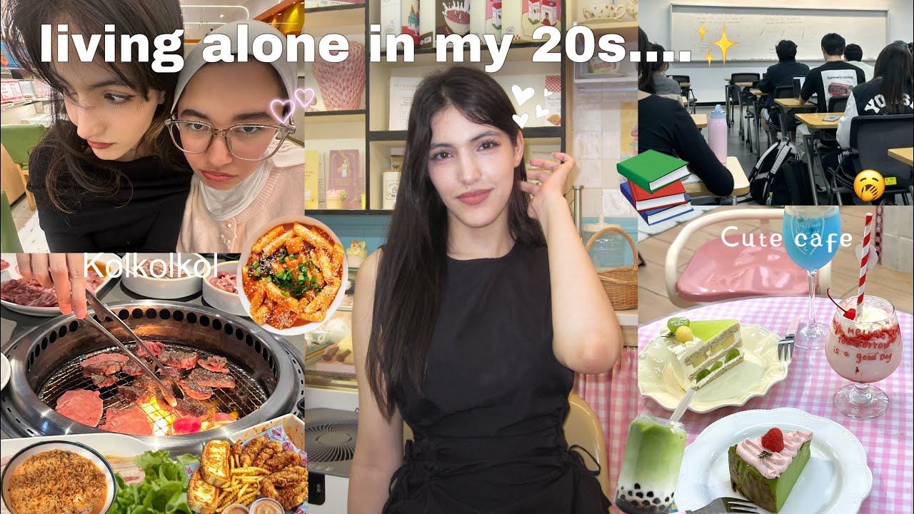 LIVING ALONE in my 20s 🙉  |الحياة مابين الخرجات الملاح ✨🍜🧋و القراية