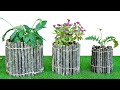 Amazing Unique and Creative Flower Pots from Plastic Bottles and Twigs