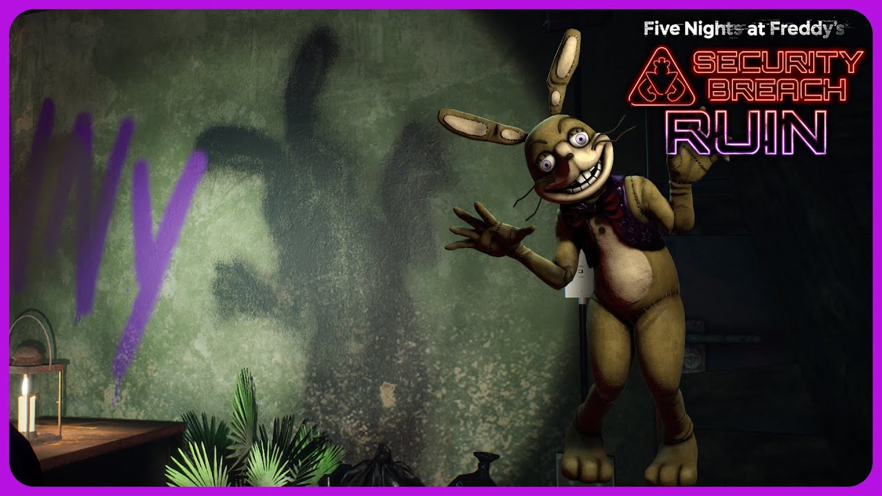 FNAF Security Breach RUIN Part 11 - SECRET GLITCHED RABBIT 