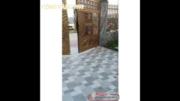 CỔNG NHÔM ĐÚC MỞ TỰ ĐỘNG Hl: 0906152288