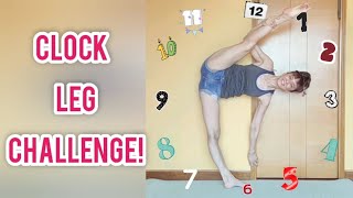 CLOCK LEG CHALLENGE! - Flexibility Tik Toks