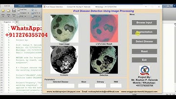 Fruit Disease Detection Using Image Processing Matlab Source Code