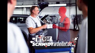 Recruiting Video: #schmidtarbeiter - Dein neuer Job in der Werkstatt oder Karosserie