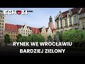 Rynek we Wrocławiu bardziej zielony