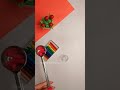 Old crayons and empty colour bottle craft idea #shorts #ytshorts