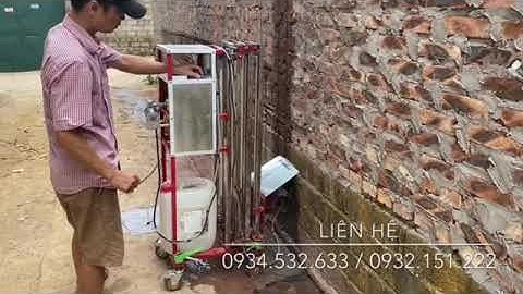 Máy cắt rãnh tường bán tự động 2020