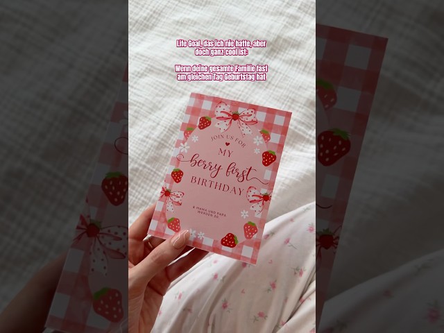 My Berry First Birthday🎂🍓 Das Motto vom 1. Geburtstag unserer Tochter. Wie findet ihr es? | XLAETA