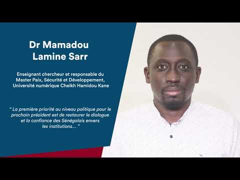 Entretien avec Dr Mamadou Lamine Sarr, Enseignant chercheur