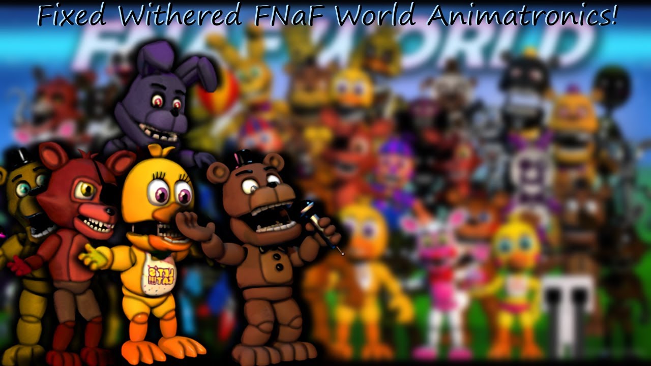 Fusionzgamer Fnaf World - chica roblox the pizzeria rp remastered wiki fandom