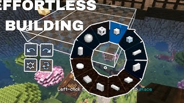 Easy Building Mod Minecraft Tutorial | Effortless Building
